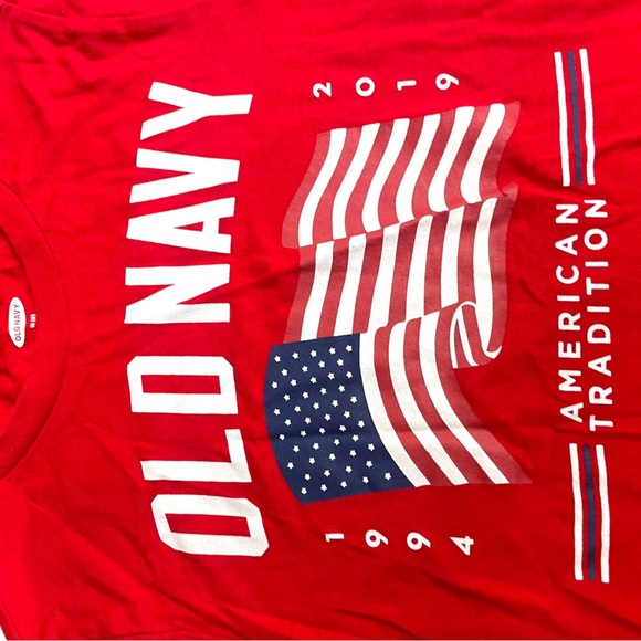 ✨BOYS AMERICAN FLAG SHIRT SLEEVE TEE✨ - Picture 2 of 4